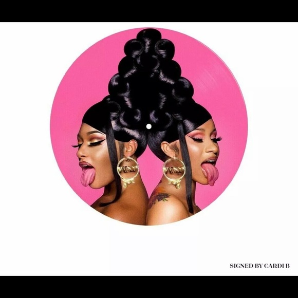 Cardi B Megan Thee Stallion WAP Signed Picture Dis - Picture 1 of 6
